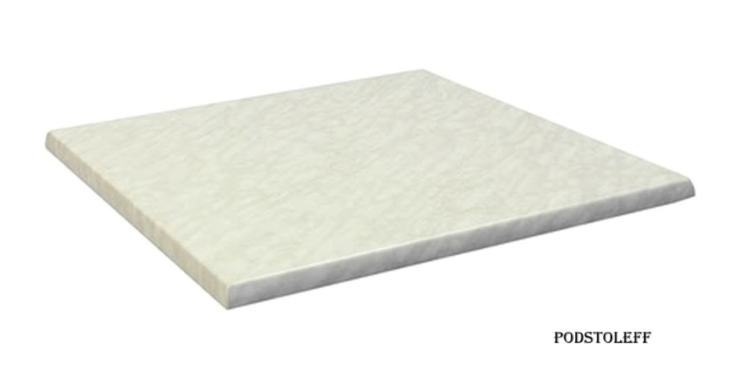 Столешница Werzalit круглая white mramor №410 