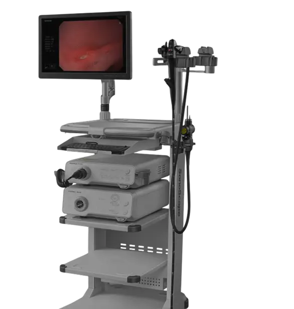 Медицинский УЗИ-аппарат Sonoscape S60, оснащённый монитором и современным интерфейсом