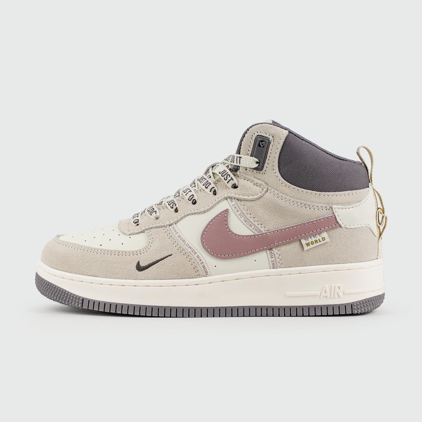 Air Force 1 Mid Grey/Wh.with Fur Wmns чаще выбирают клиенты