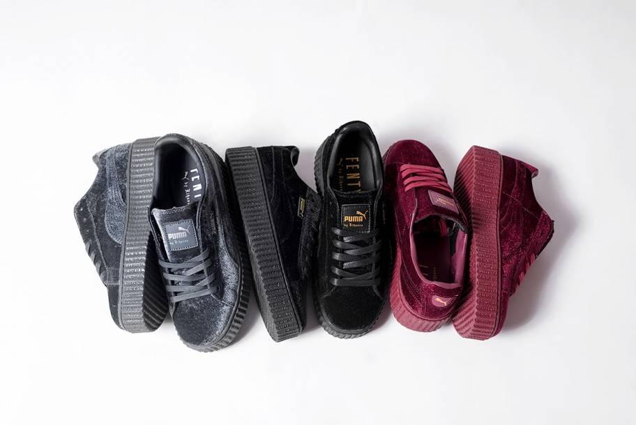 RIHANNA X PUMA VELVET CREEPERS обзор товара и новинки, статьи и многое другое