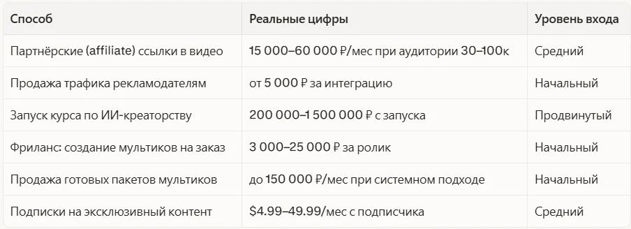 Как зарабатывать на нейромультиках