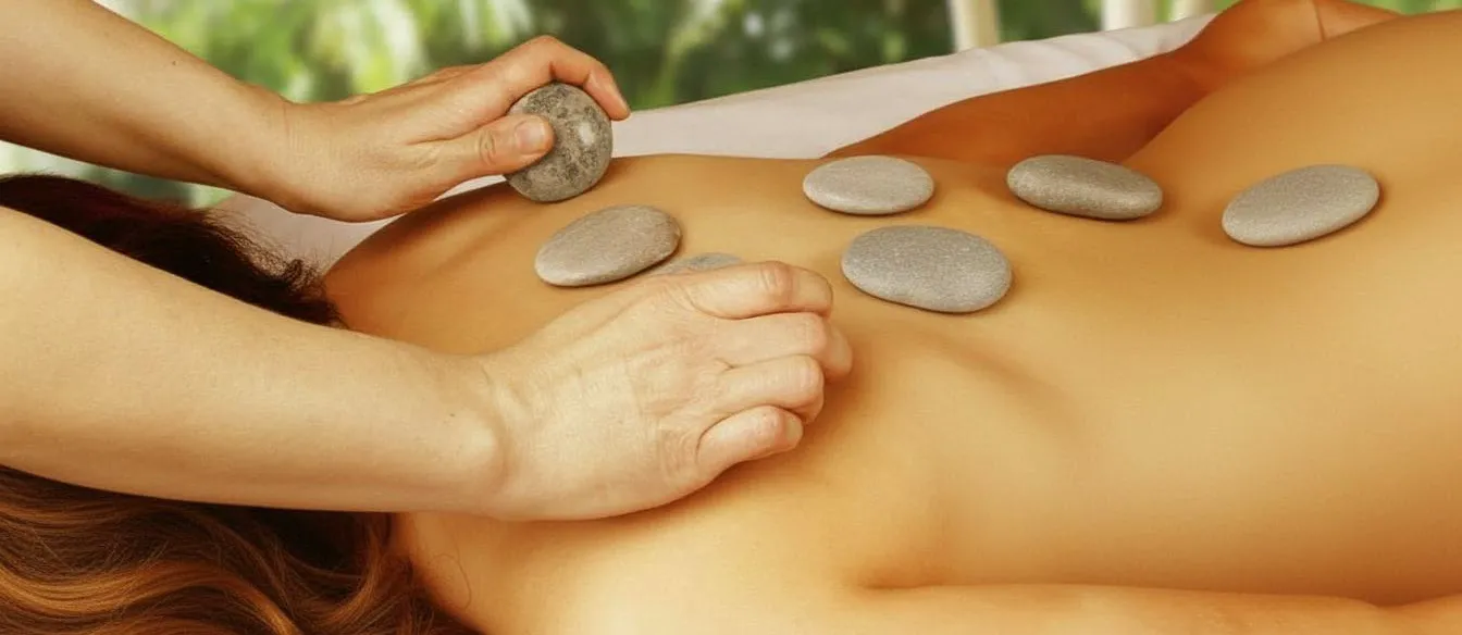 Массаж горячими камнями Массаж горячими камнями