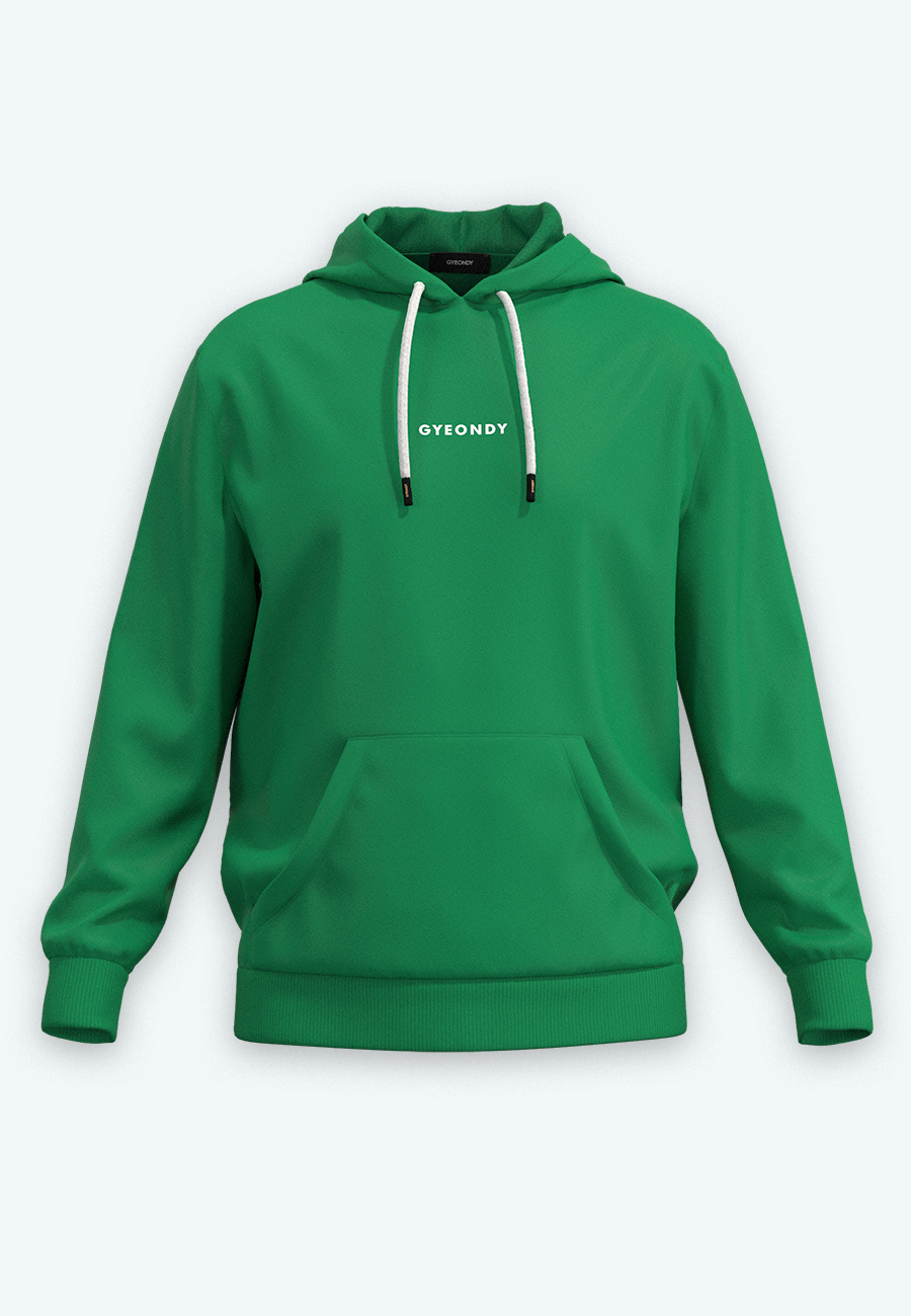 Худи на молнии мужской Худи на молнии цвет зелёный