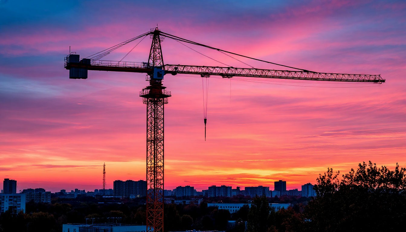 Башенный кран, обучение