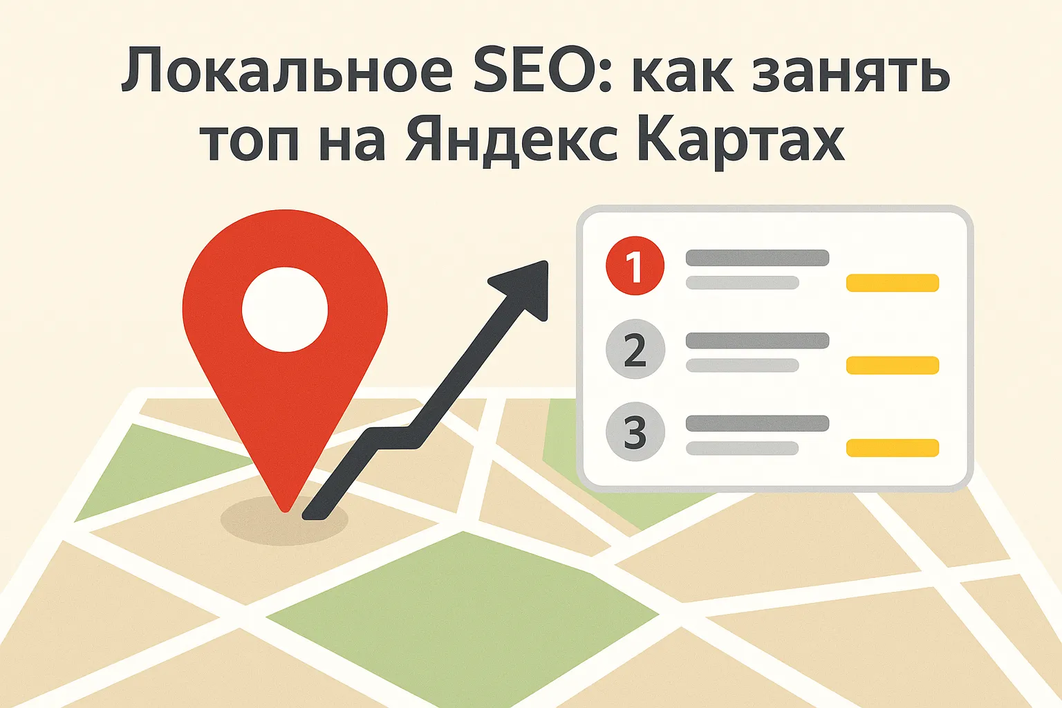 Локальное SEO: как занять топ на Яндекс Картах