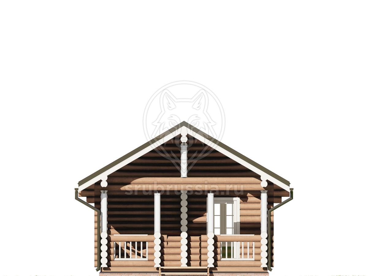 Сруб дома