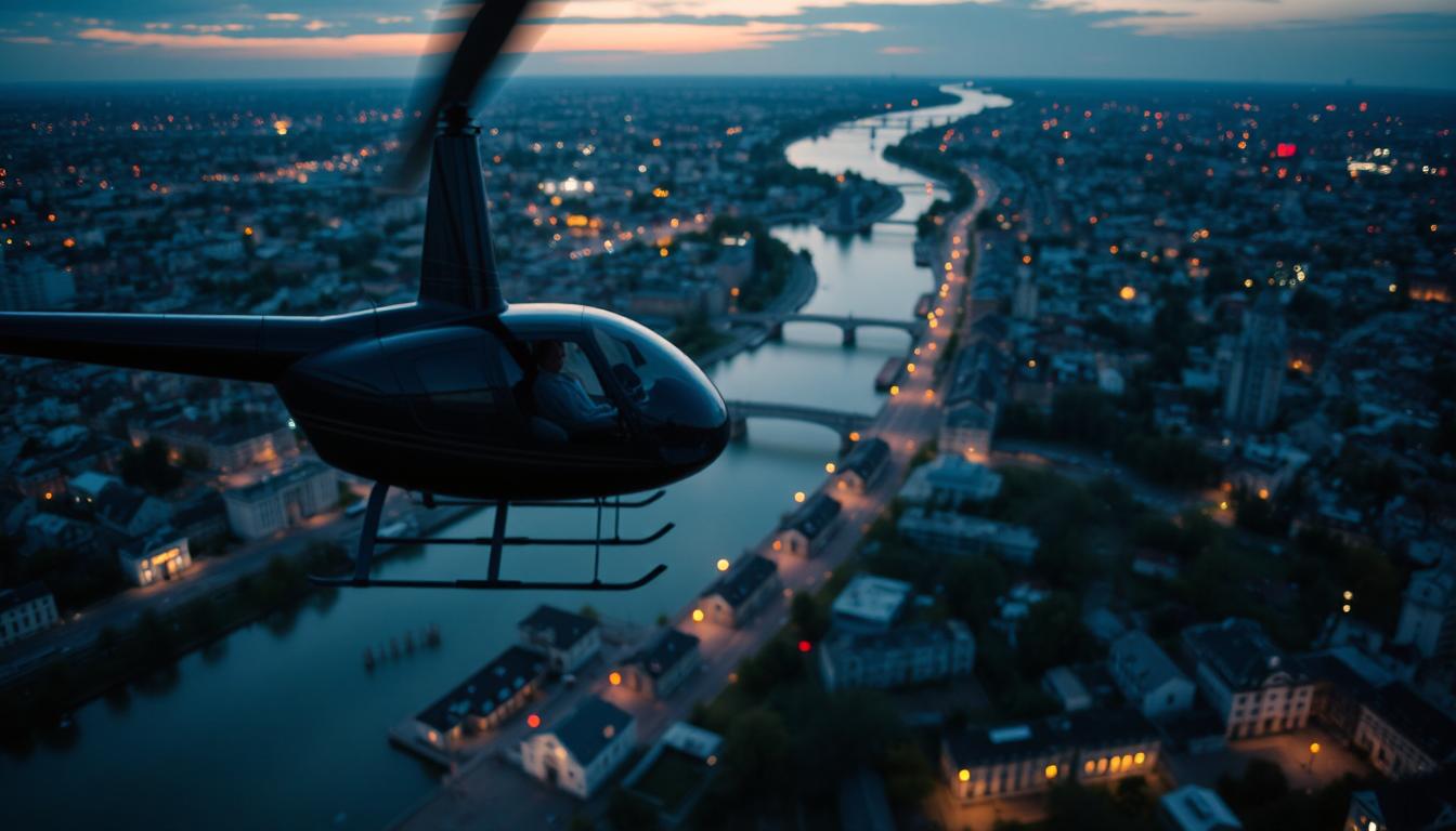 Ночные полёты на Robinson R44