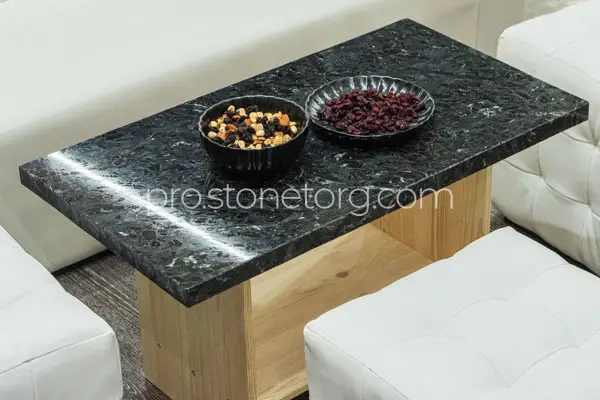 Гранитный стол столешницы из гранита облицовка фасад зеленый пироксенит сопка бунтинагранит оптом москва