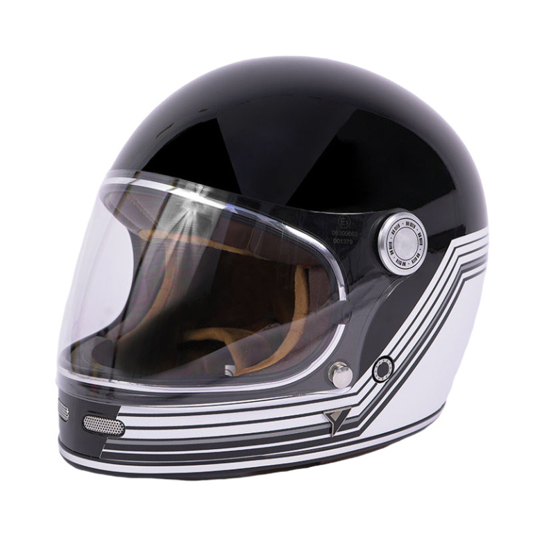 Мотошлем-интеграл BY CITY ROADSTER II 22.06 Line Black/White — в наличии в Санкт-Петербурге
