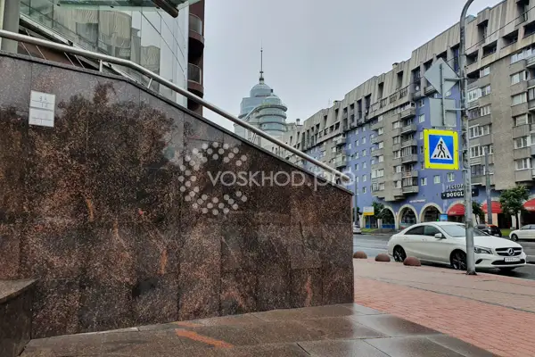 Гранитная плитка мощение плита из гранита Елизовский фото москва