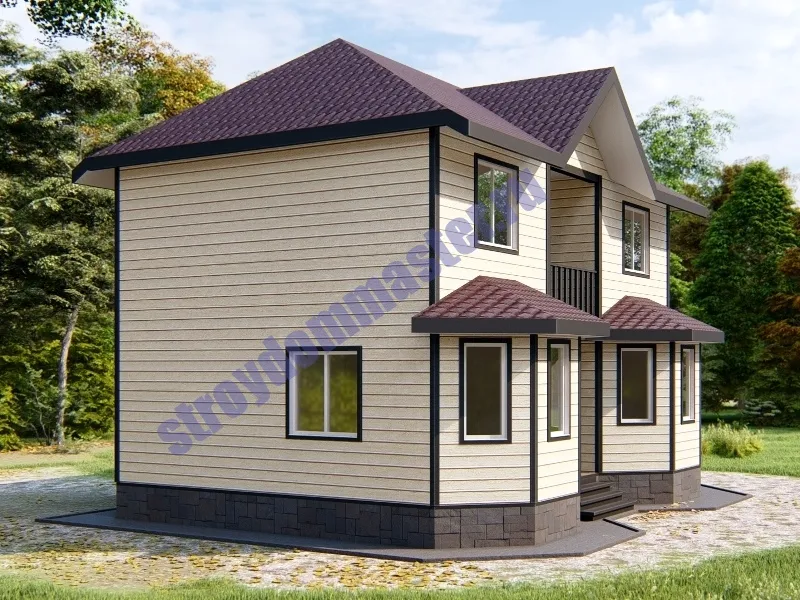 Каркасный дом МАДРИД 7Х9