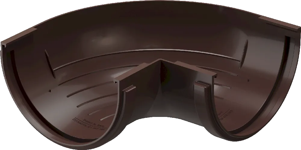 Угол жёлоба внешний 90° d120 мм Docke Standard, Тёмно-коричневый (RAL8019)