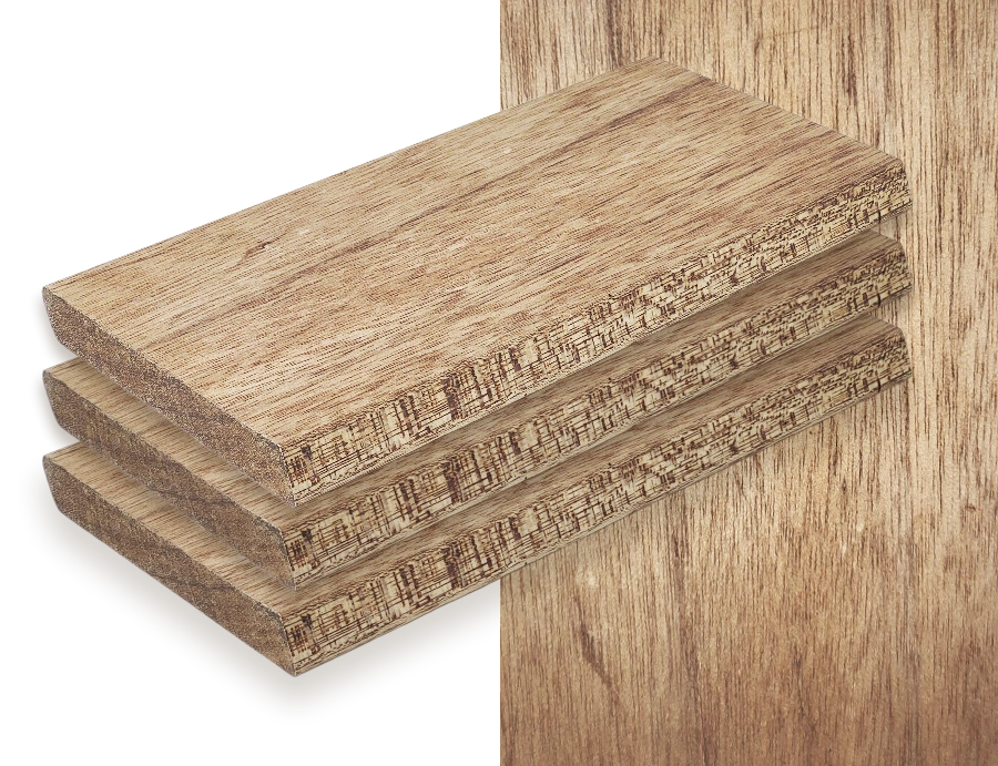 Меранти Светлая доска из меранти, древесина золотисто-коричневого оттенка