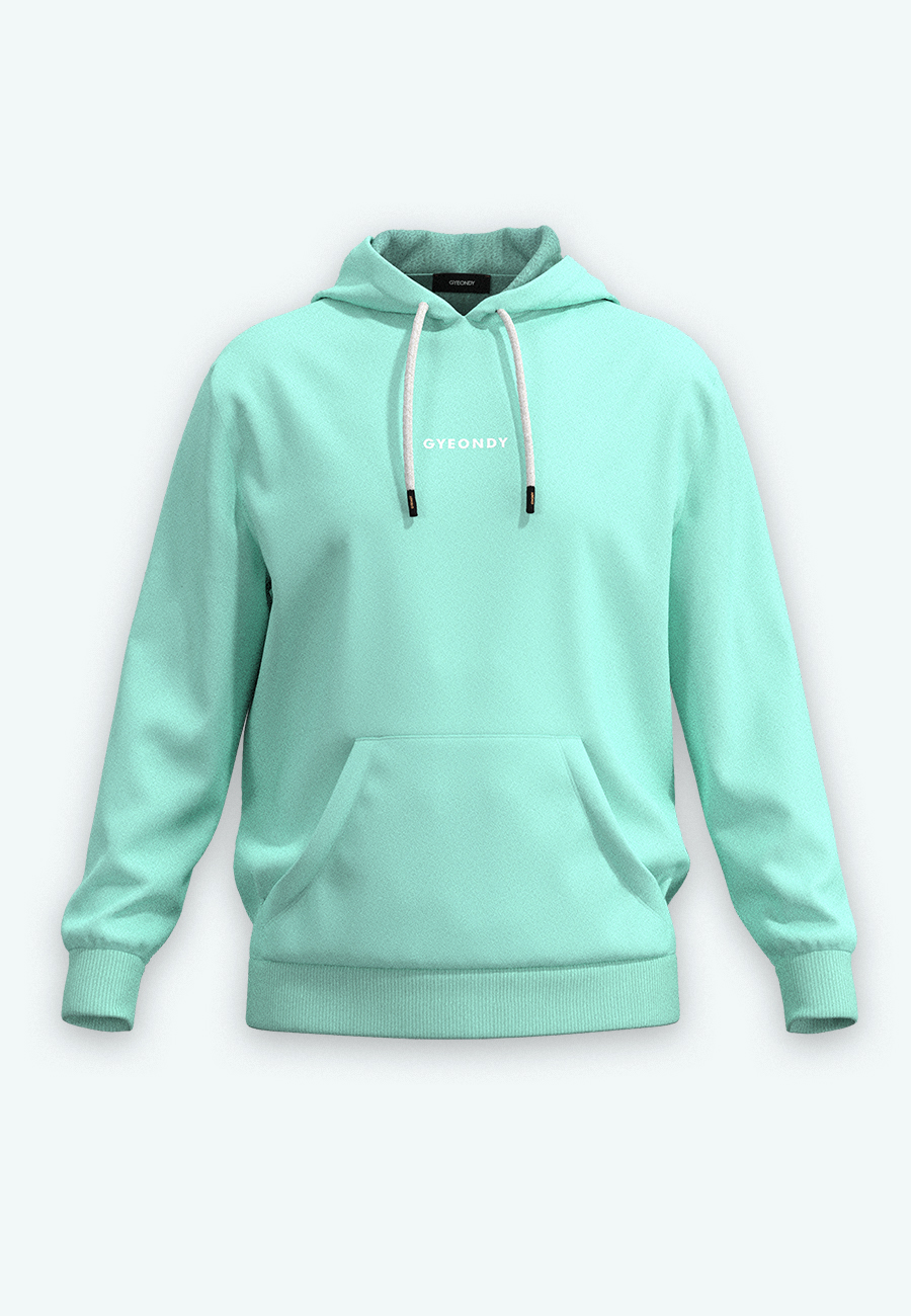 Худи мужской Худи цвет светло-бирюзовый