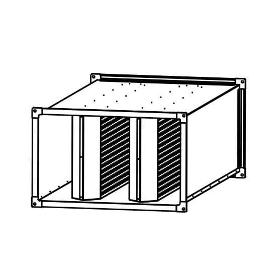 Прямоугольные шумоглушители САЙЛЕНТ-П Шумоглушитель пластинчатый для прямоугольных каналов САЙЛЕНТ-П