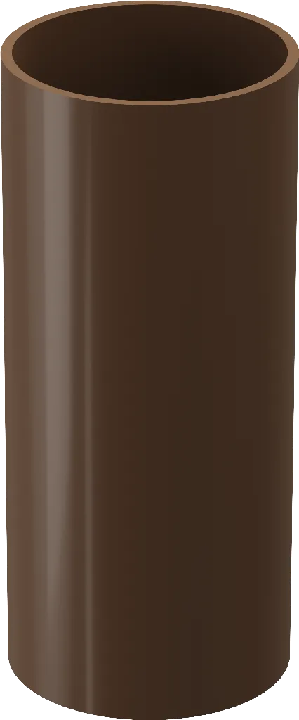 Труба водосточная d80 мм Docke Standard 1000 мм, Светло-коричневый (RAL8017)