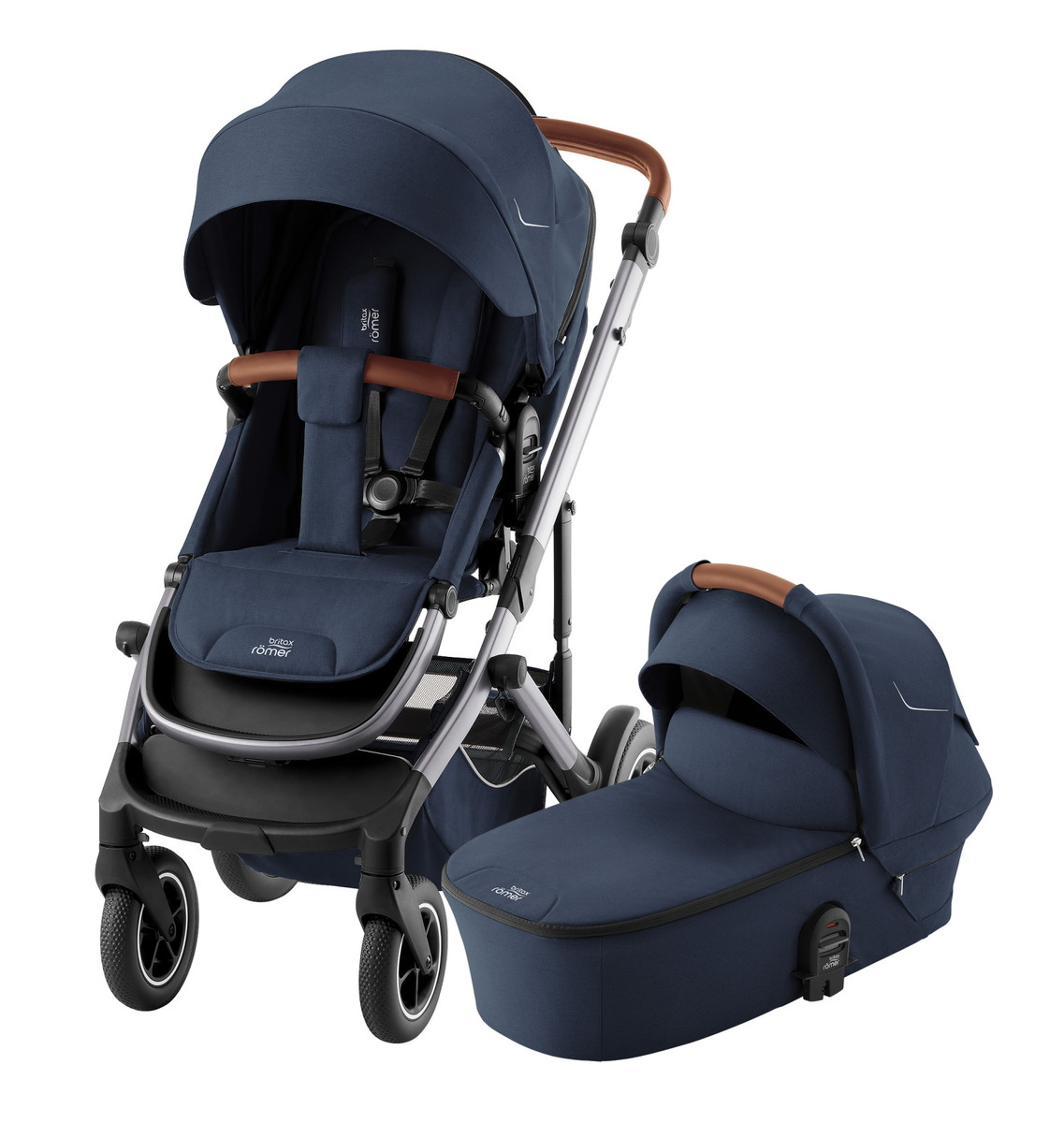 Продажа детской коляски Britax Smile 5Z, цвет синий, состояние: новая вещь. Тест-драйв и доставка по России.