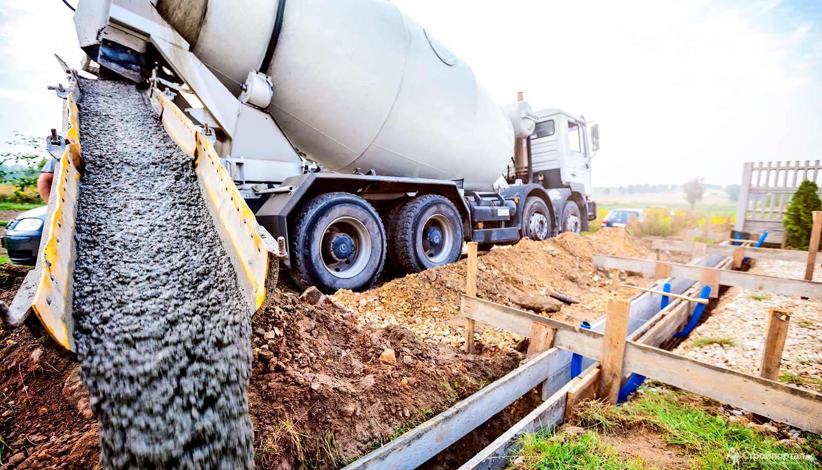 Доставка бетона миксером на фундамент по оптимальной цене | | Бетонный ...