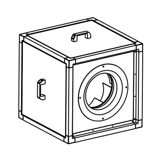 Кухонные вентиляторы для квадратных каналов КУБИК-К