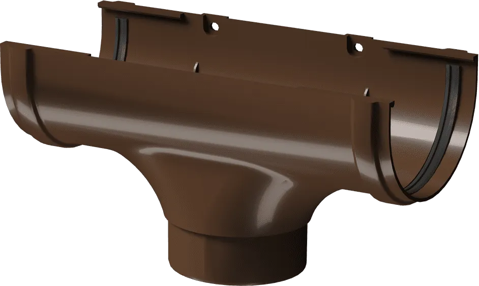 Воронка d120 мм Docke Premium, Каштан (RAL8017)