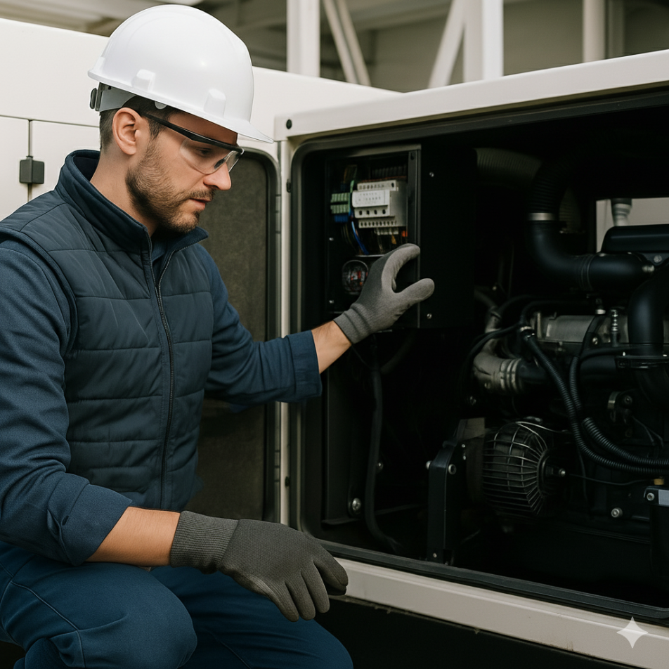 Обслуживание дизель-генератора