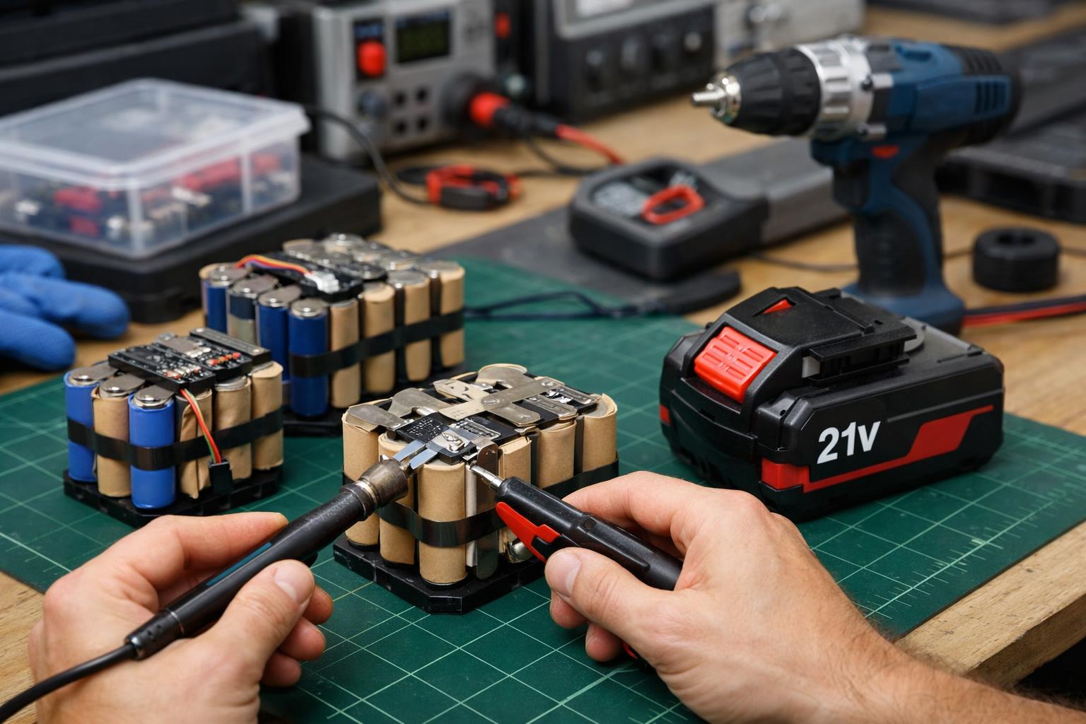 Аккумулятор 21В для шуруповерта на заказ - Tesselion Аккумулятор 21В для шуруповерта на заказ - Tesselion