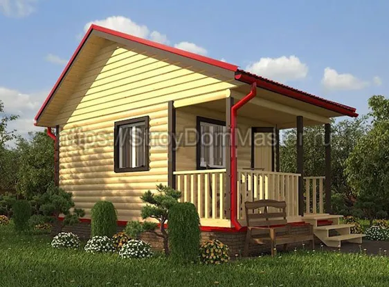 ПРОЕКТ БАНИ 031 4Х5.5