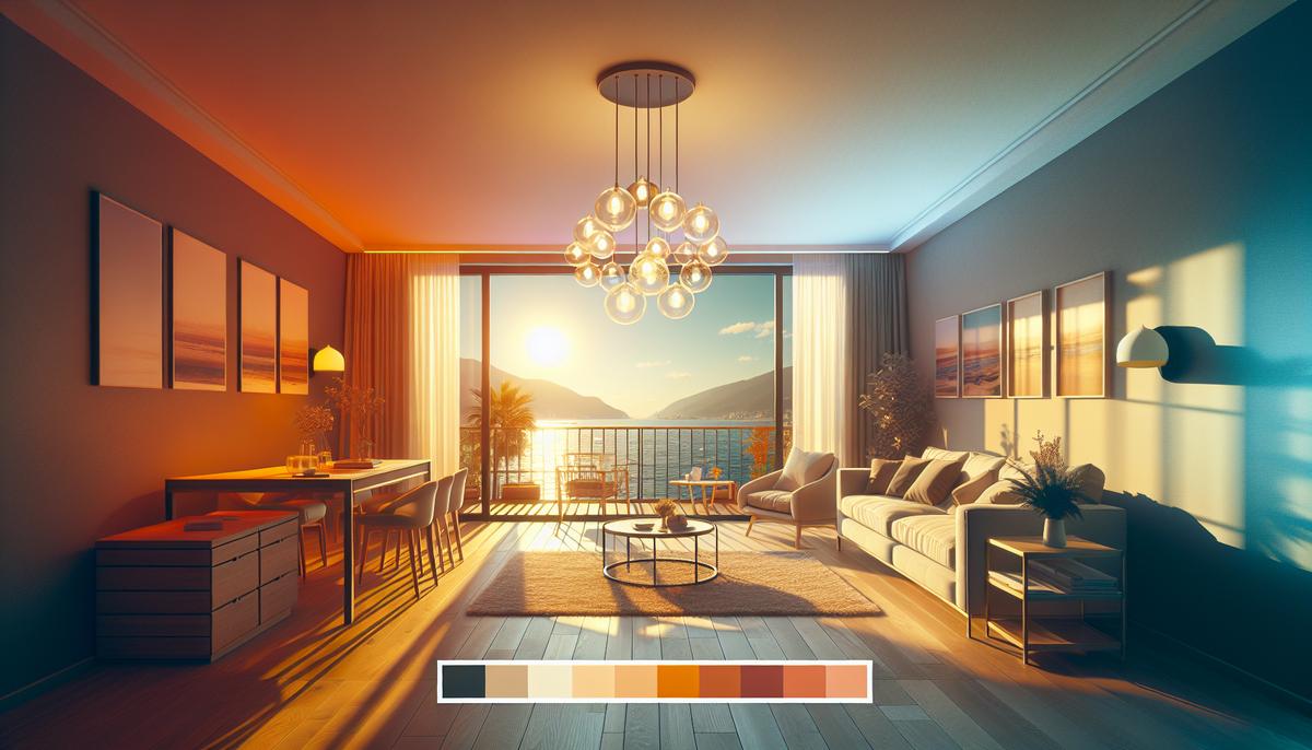 Квартира с видом на море в Батуми, светлая и современная