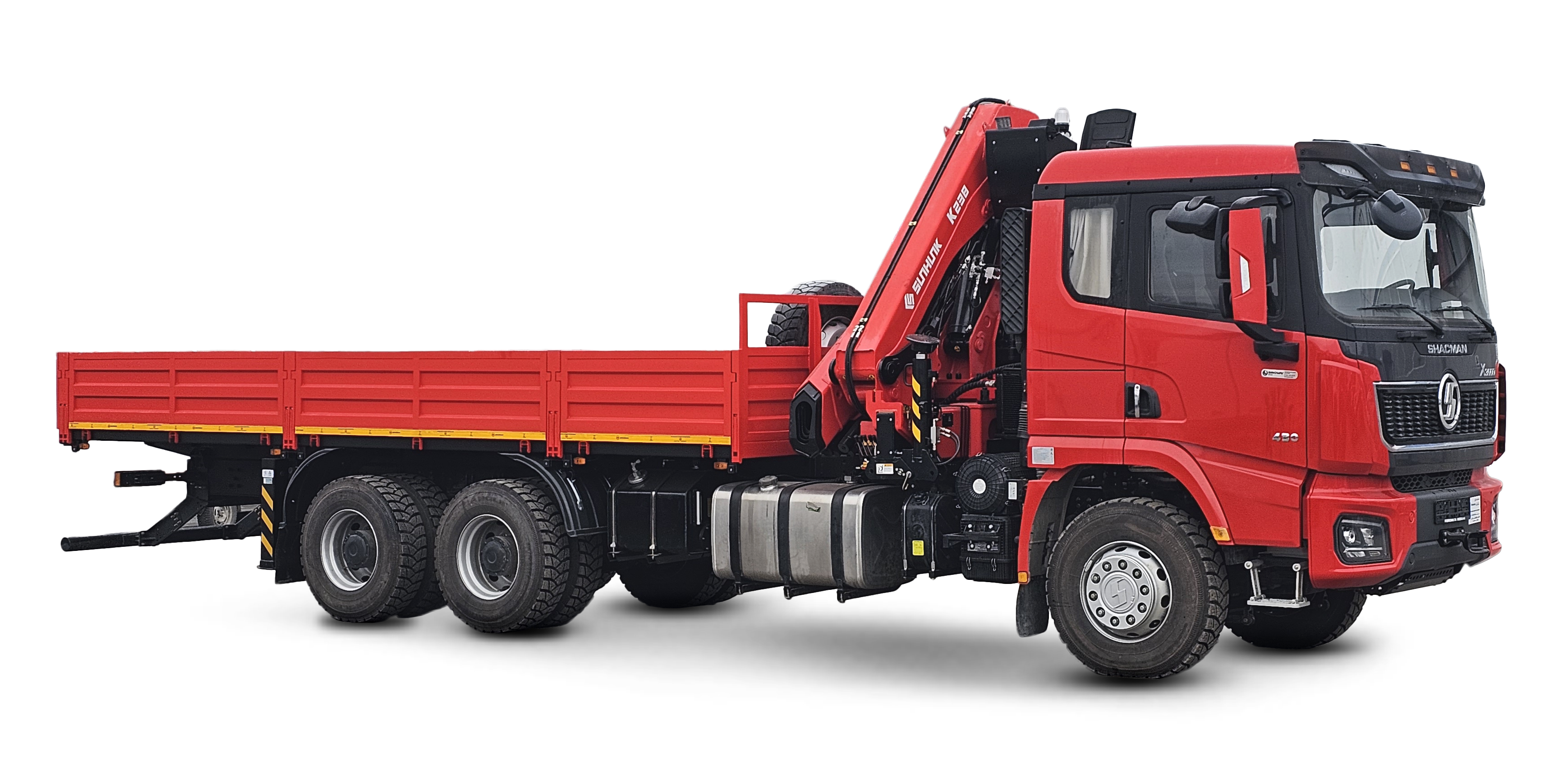 Бортовой Shacman c КМУ SunHunk Бортовой Shacman c КМУ SunHunk