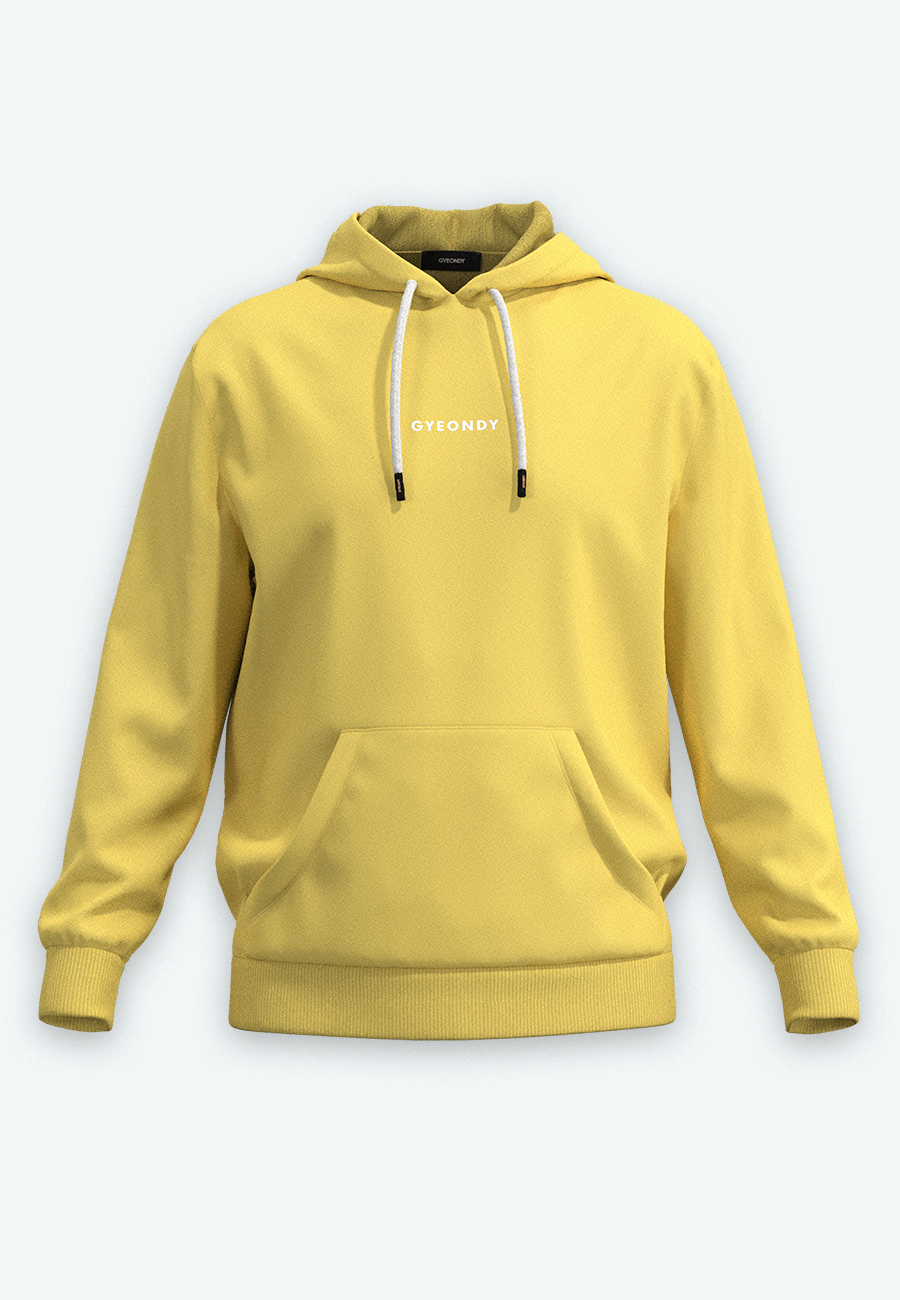 Худи мужской Худи цвет лимонный