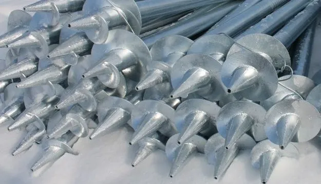 монтаж и установка винтовых свай на заказ