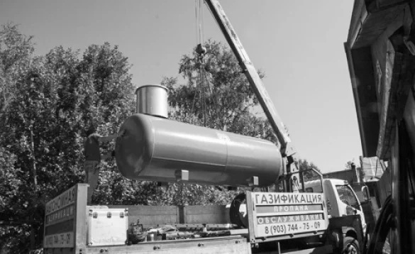 Заправка и обслуживание газгольдера в Москве