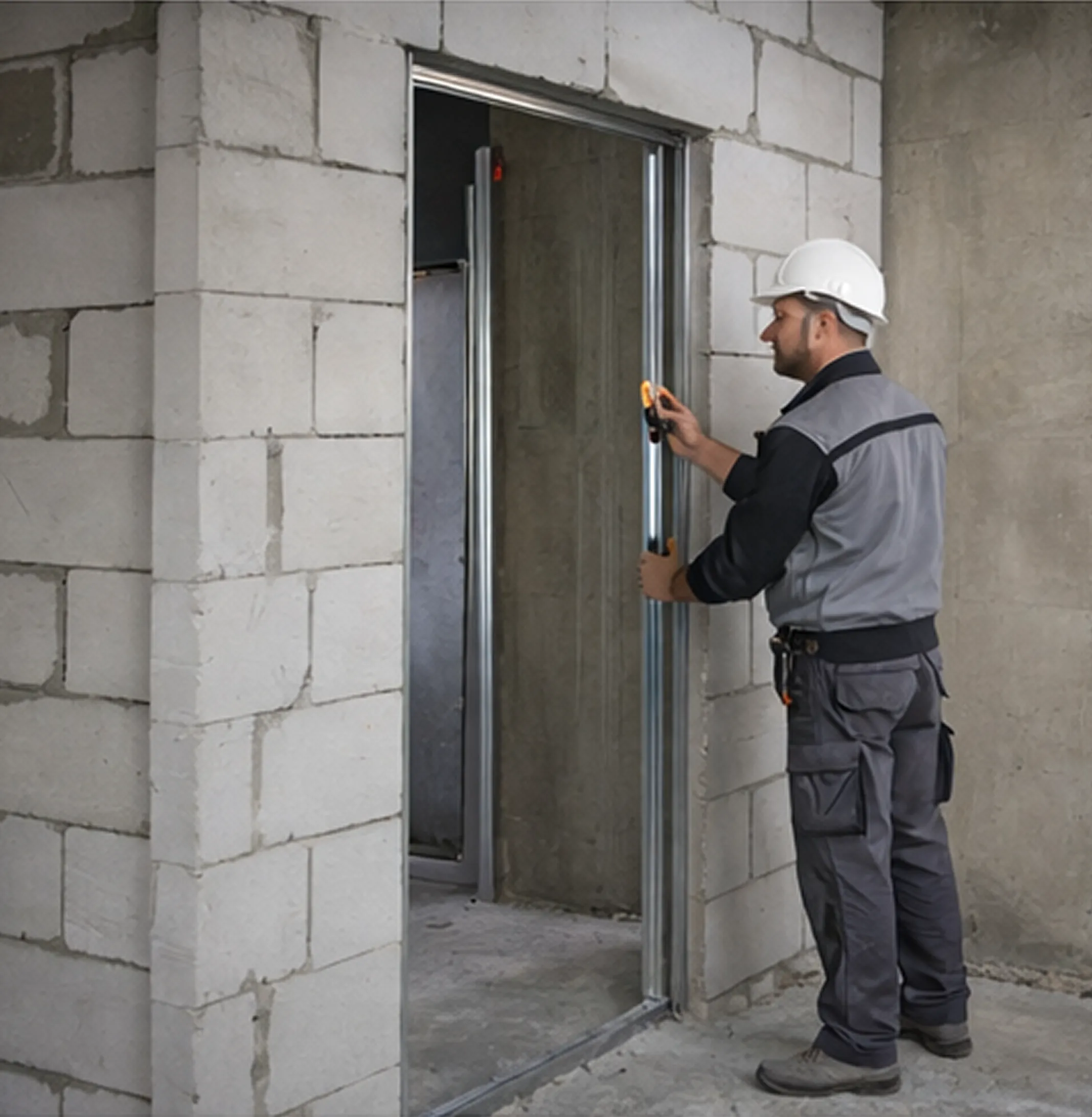 Формирование дверных проемов в межкомнатных перегородках