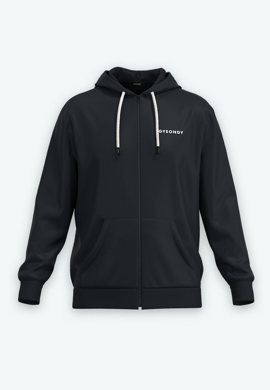 Худи на молнии мужские Худи на молнии цвет темно-синий