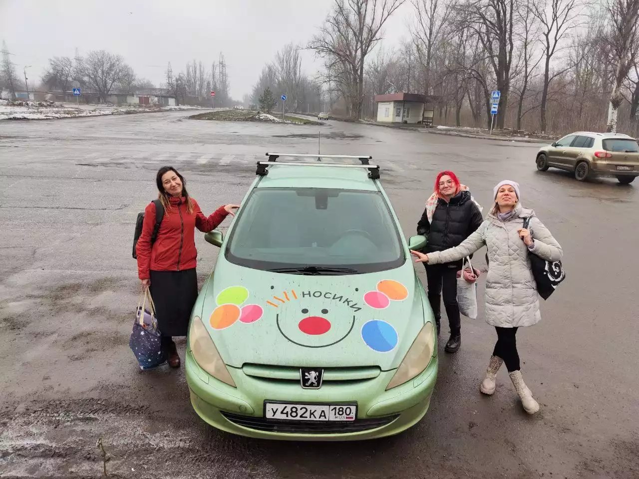 Больничные клоуны Носики в палате