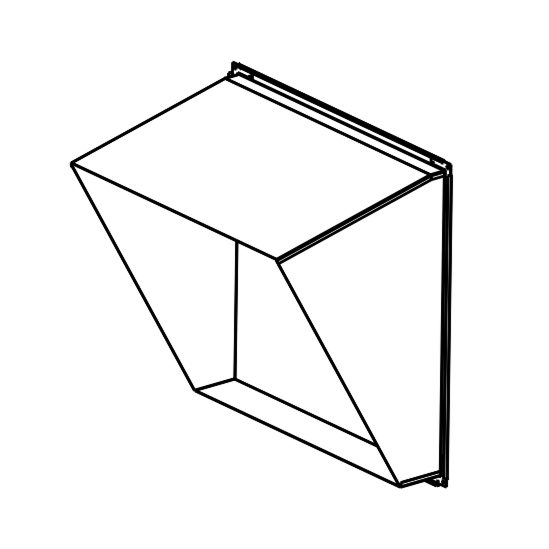 Защитные козырьки для квадратных каналов Козырёк защитный