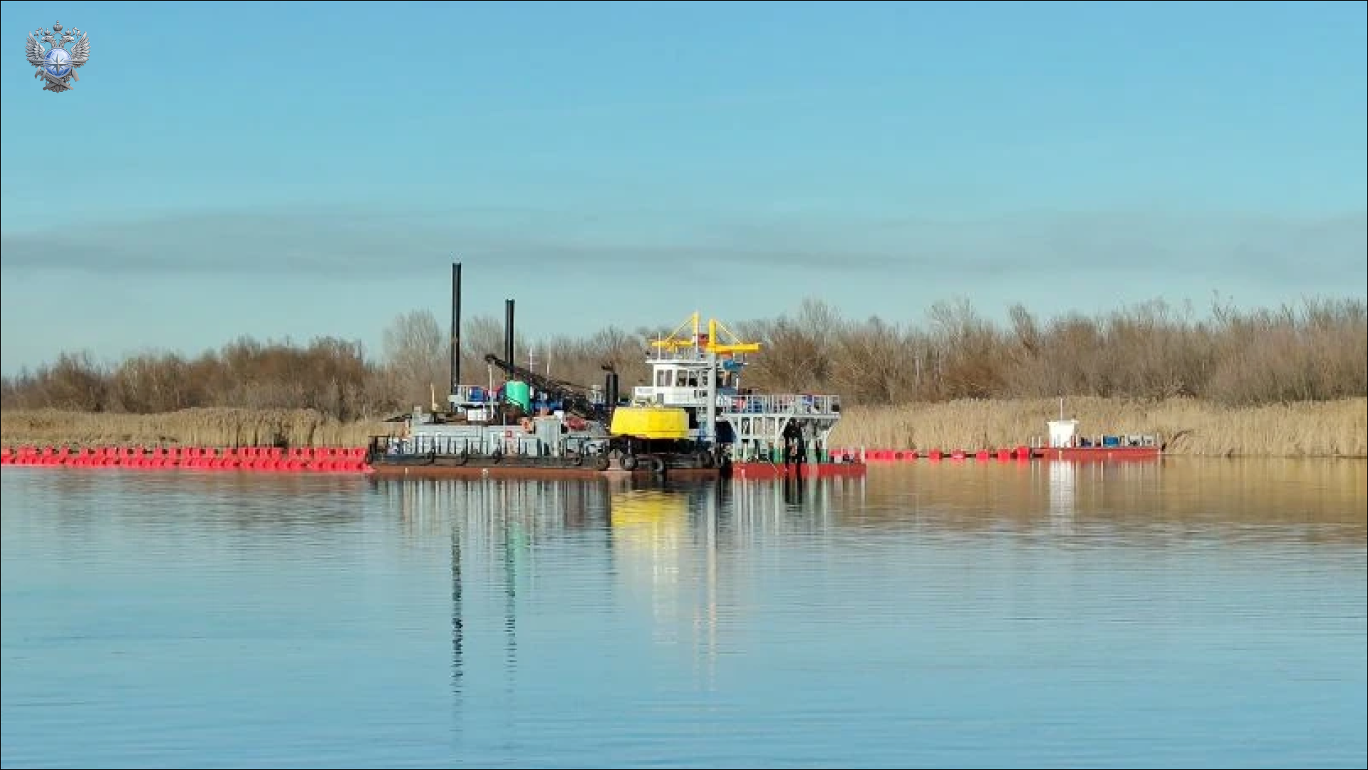 Завершен первый этап дноуглубительных работ на Багаевском гидроузле