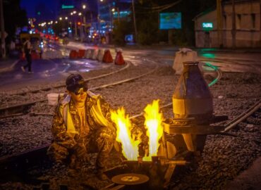 Алюминотермитная сварка рельсов