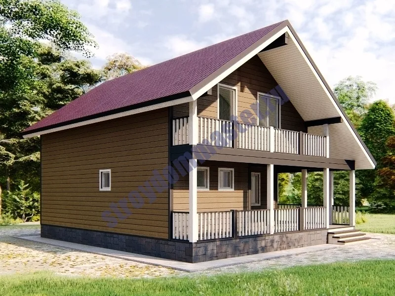 Каркасный дом ВЕНЕЦИЯ 9Х10