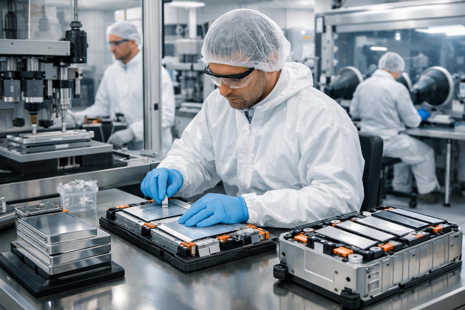 Сборка полутвердотельных аккумуляторов | Tesselion Сборка полутвердотельных аккумуляторов | Tesselion