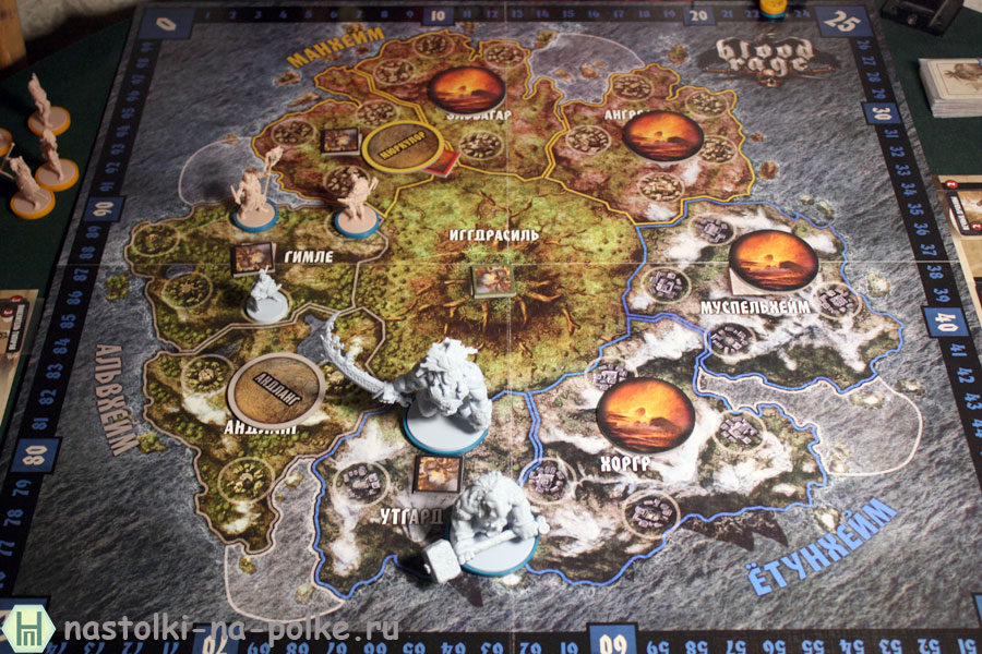 Настольная игра Кровь и Ярость,Blood Rage