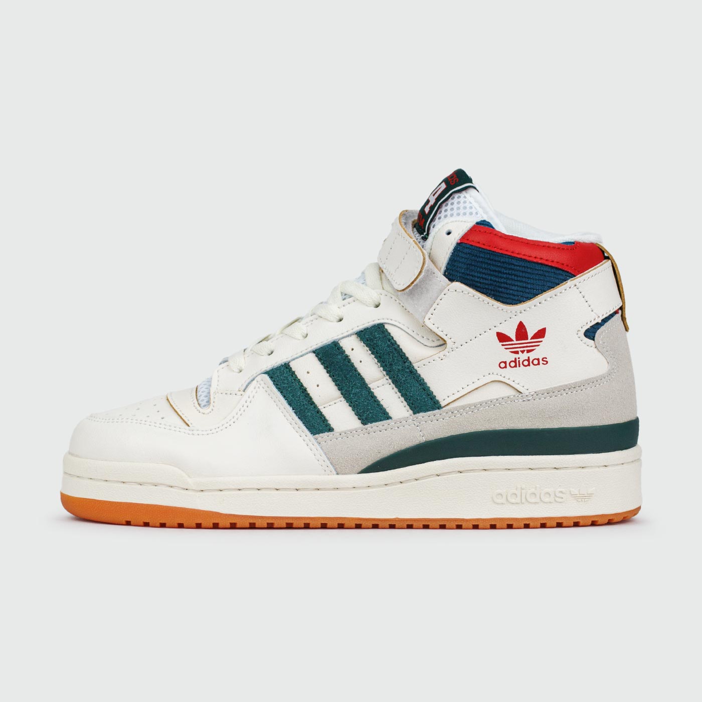 Forum 84 Hi Cream/Green/Red чаще выбирают клиенты