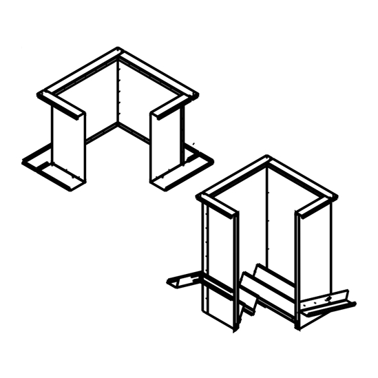 Стаканы монтадные СТМ для крышных вентиляторов Монтажные стаканы СТМ