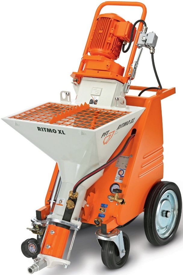 Штукатурная станция PFT Ritmo XL для производства механизированных работ по штукатурке Изображение штукатурной станции