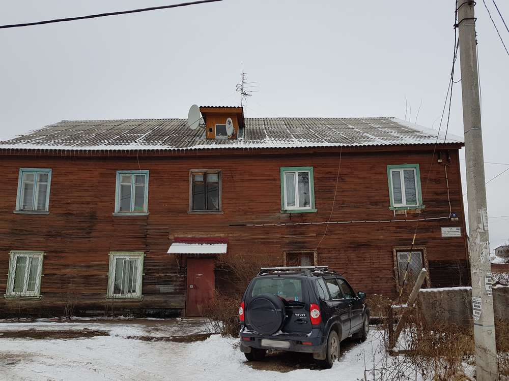 Гречишкина 11 в Гатчине, аварийный дом
