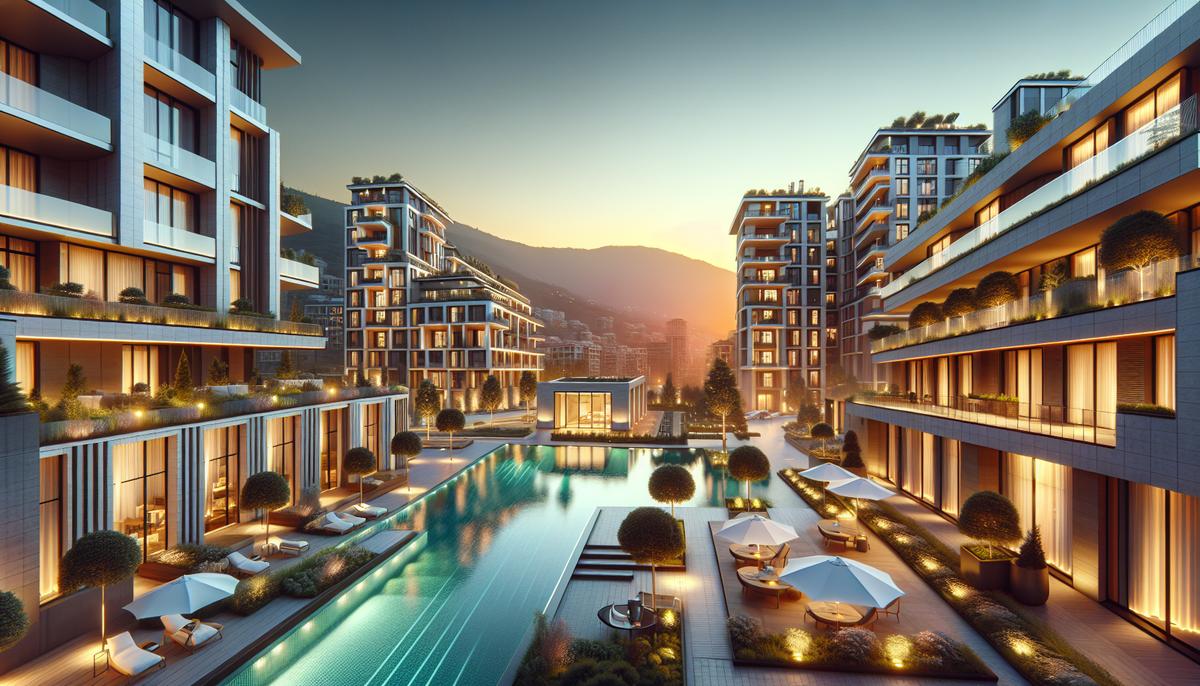 Жилой комплекс в Батуми с бассейном и охраной