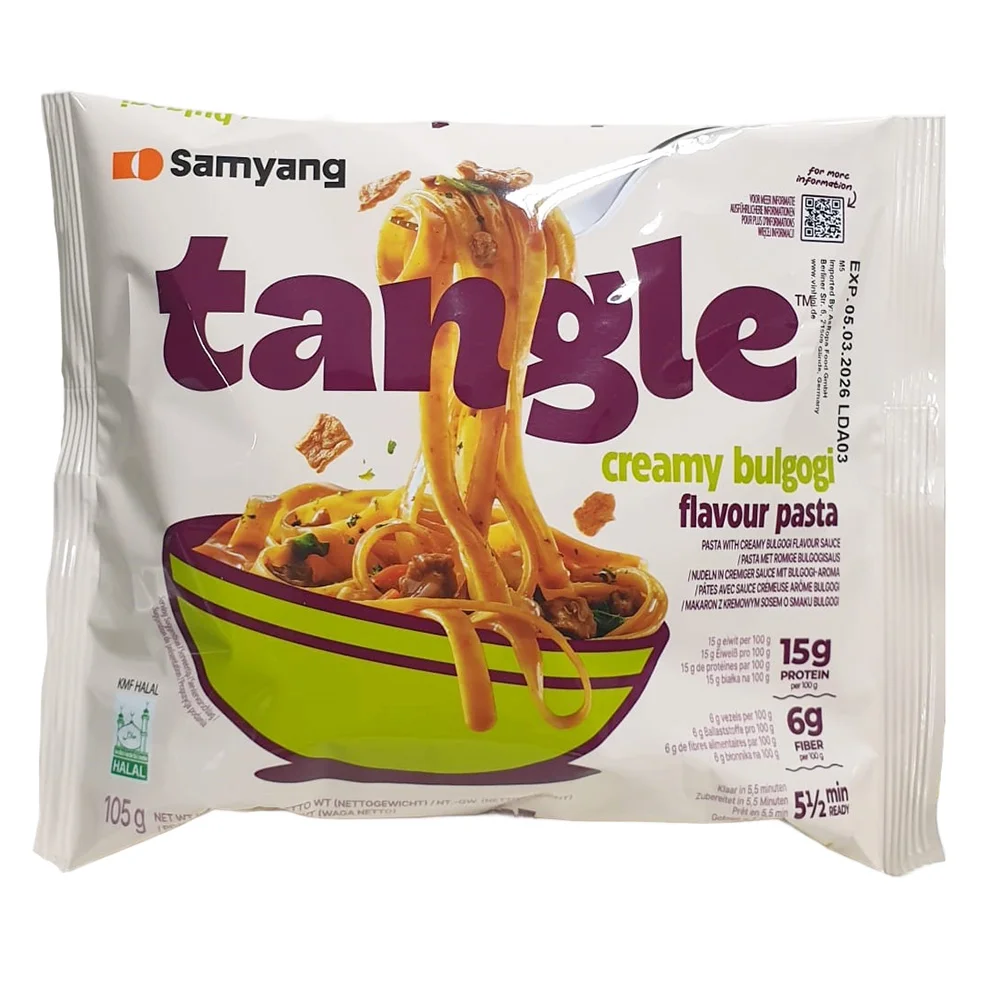 Лапша TANGLE со сливочным соусом "Булькоги" за 180 рублей