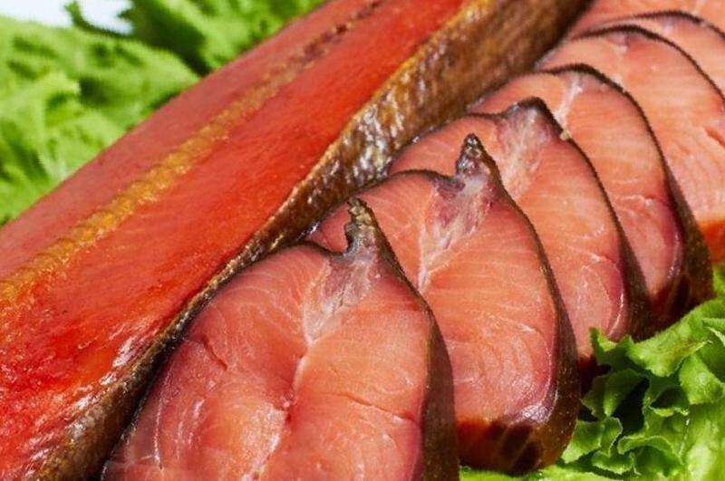 Кета х/к балык в магазине "МореЕшь"