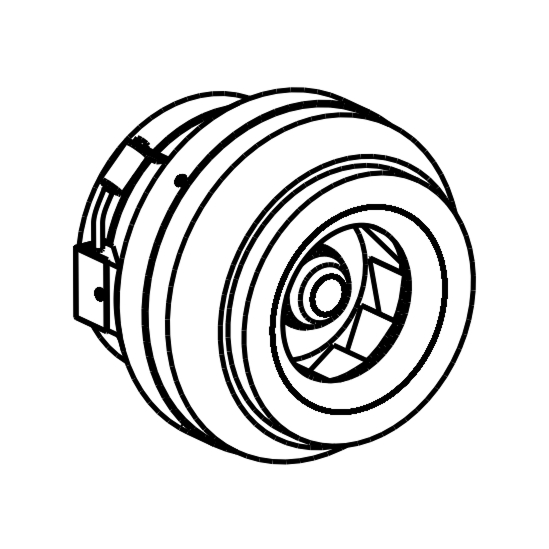 Вентиляторы для круглых каналов с ЕС двигателем