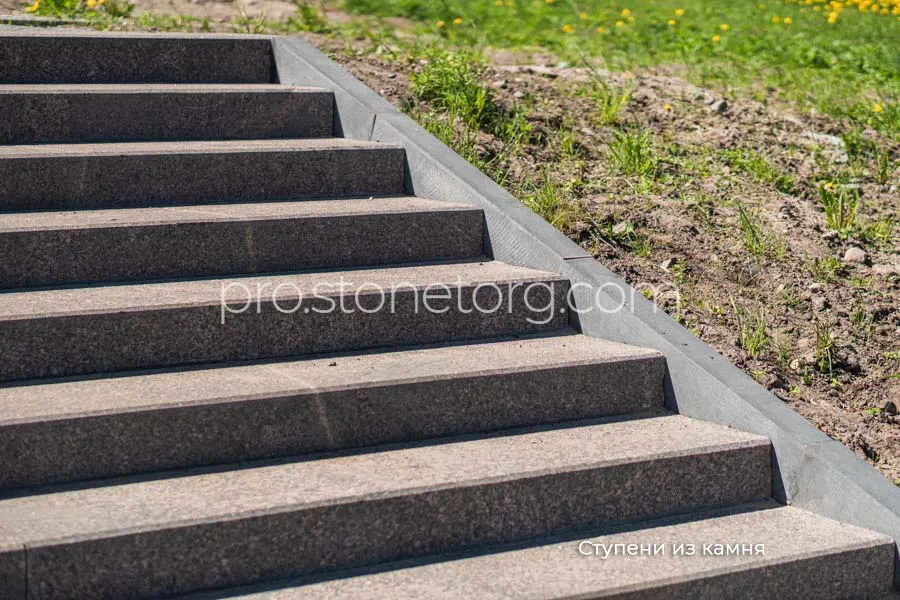 Ступени из гранита купить